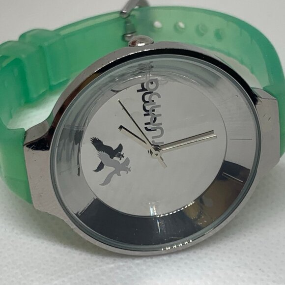 American Eagle Outfitters Rumba Time Silver Tone Case Women Watch 36mm running - Picture 2 of 7